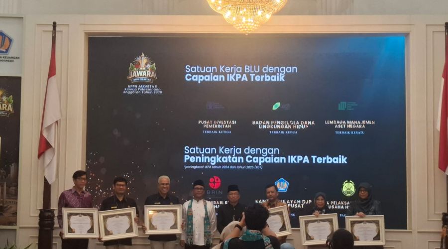 LMAN Raih Juara Pertama Pelaksanaan Anggaran 2025 Kategeri BLU