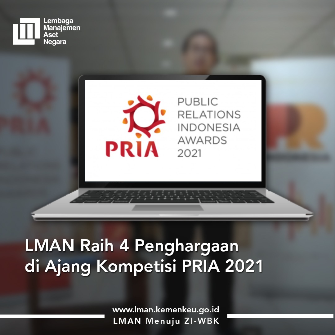 LMAN Berhasil Raih 4 Penghargaan PR Indonesia Award 2021