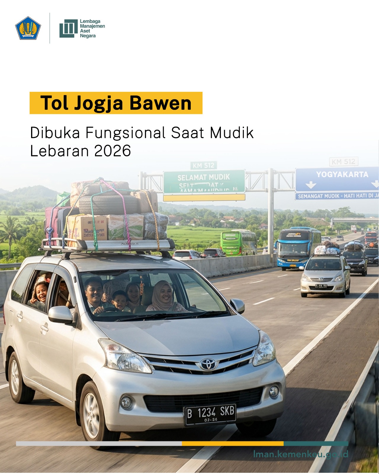 LMAN Hadir di Balik Mudik Lancar 2026 Lewat Tol Jogja&ndash;Bawen